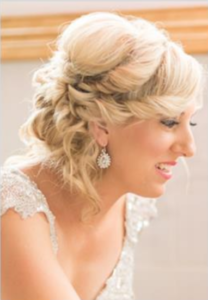 Messy Upstyle Wedding Hairstyle