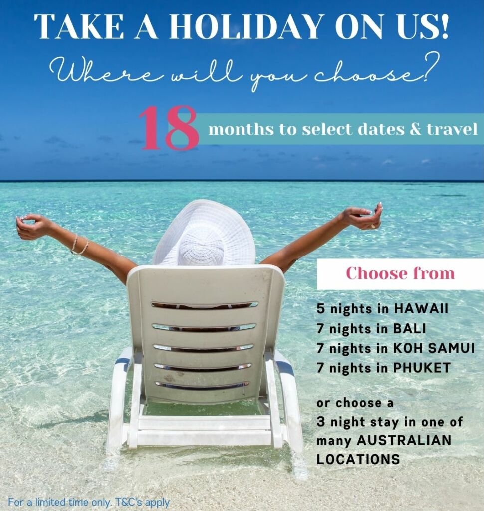 Take a holiday on us promotion