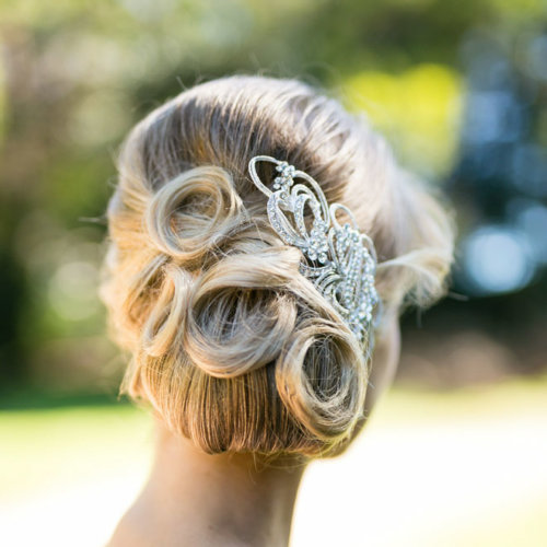 Maleny bridal makeup and hair styling