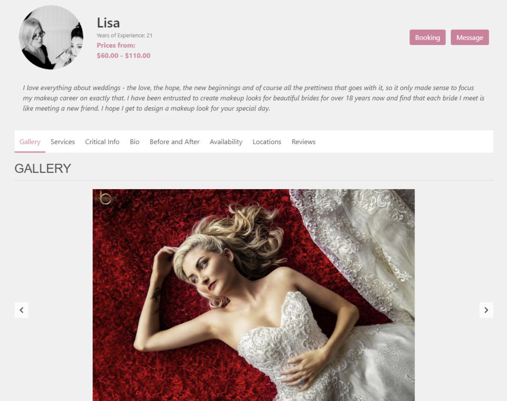 4 Brides stylist profile